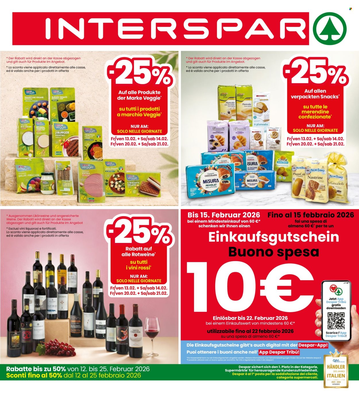 Volantino Interspar - 12/2/2026 - 25/2/2026. Pagina 1