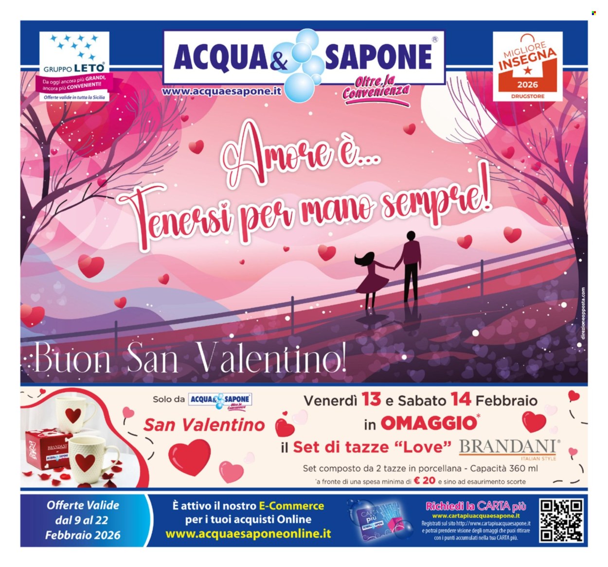 Volantino Acqua & Sapone - 9/2/2026 - 22/2/2026. Pagina 1