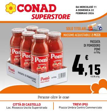Volantino Conad Superstore - 11/2/2026 - 22/2/2026.