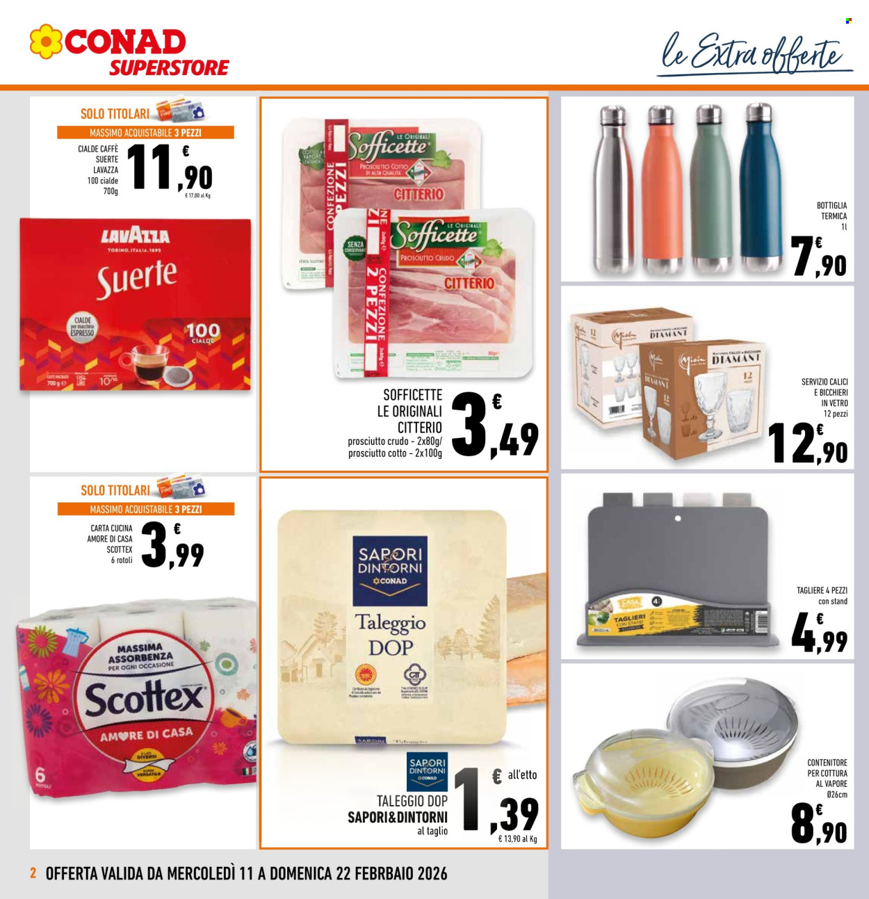 Volantino Conad Superstore - 11/2/2026 - 22/2/2026. Pagina 2