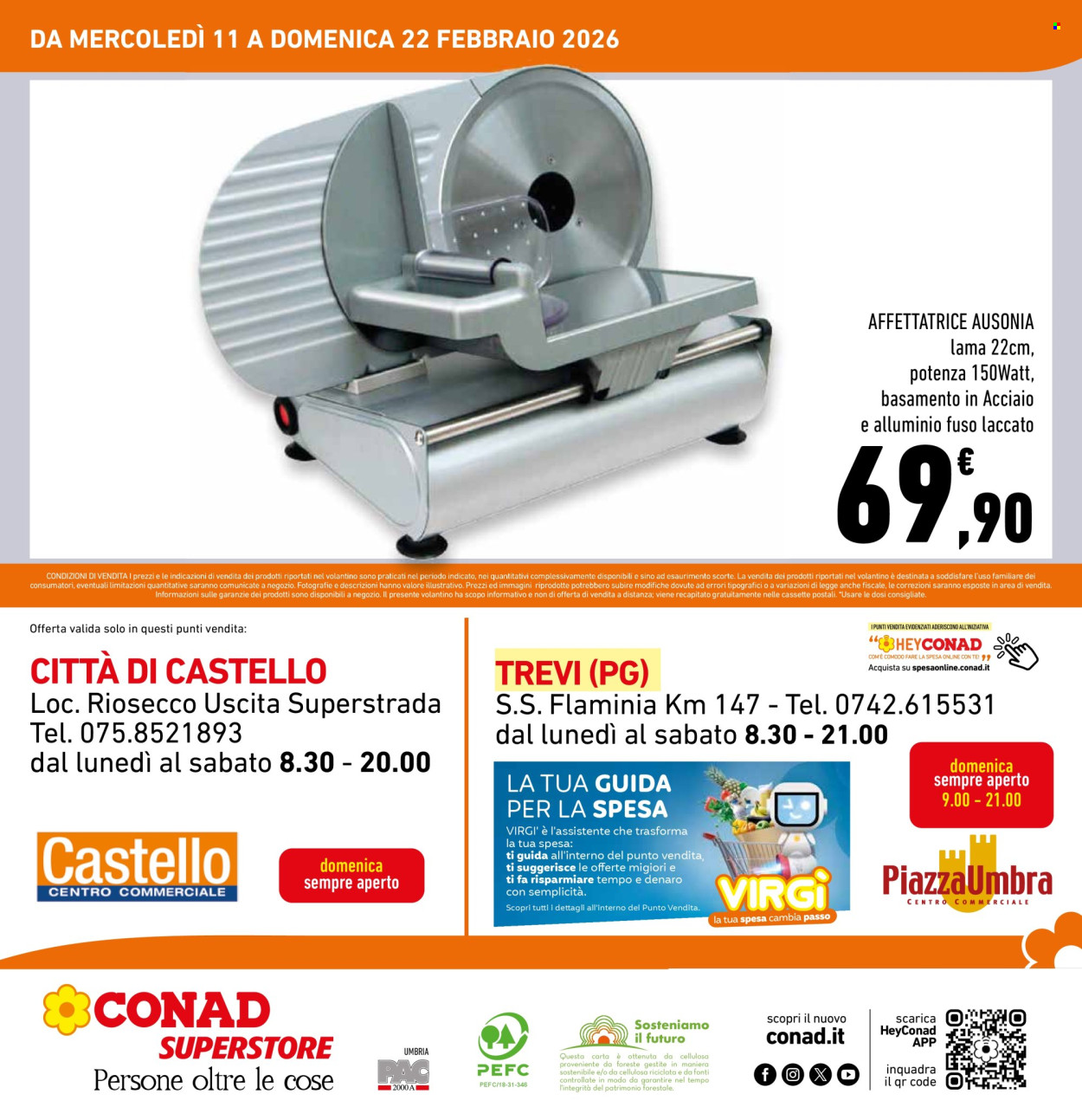 Volantino Conad Superstore - 11/2/2026 - 22/2/2026. Pagina 4