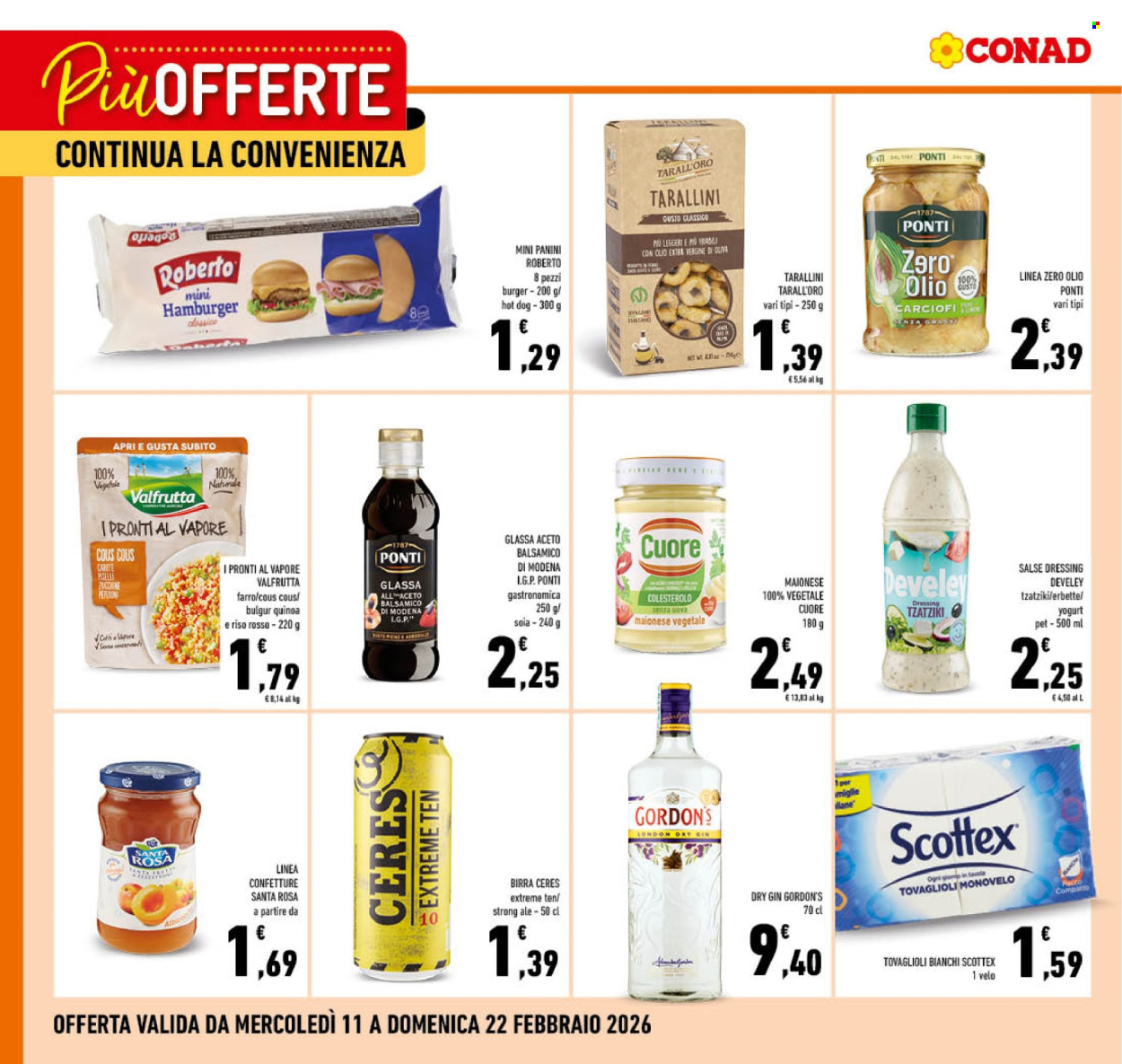 Volantino Conad - 11/2/2026 - 22/2/2026. Pagina 1
