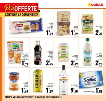 Volantino Conad - 11/2/2026 - 22/2/2026.