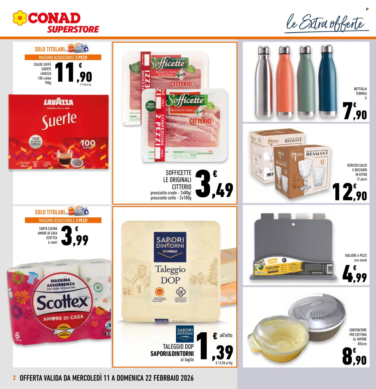 Volantino Conad Superstore - 11/2/2026 - 22/2/2026. Pagina 2