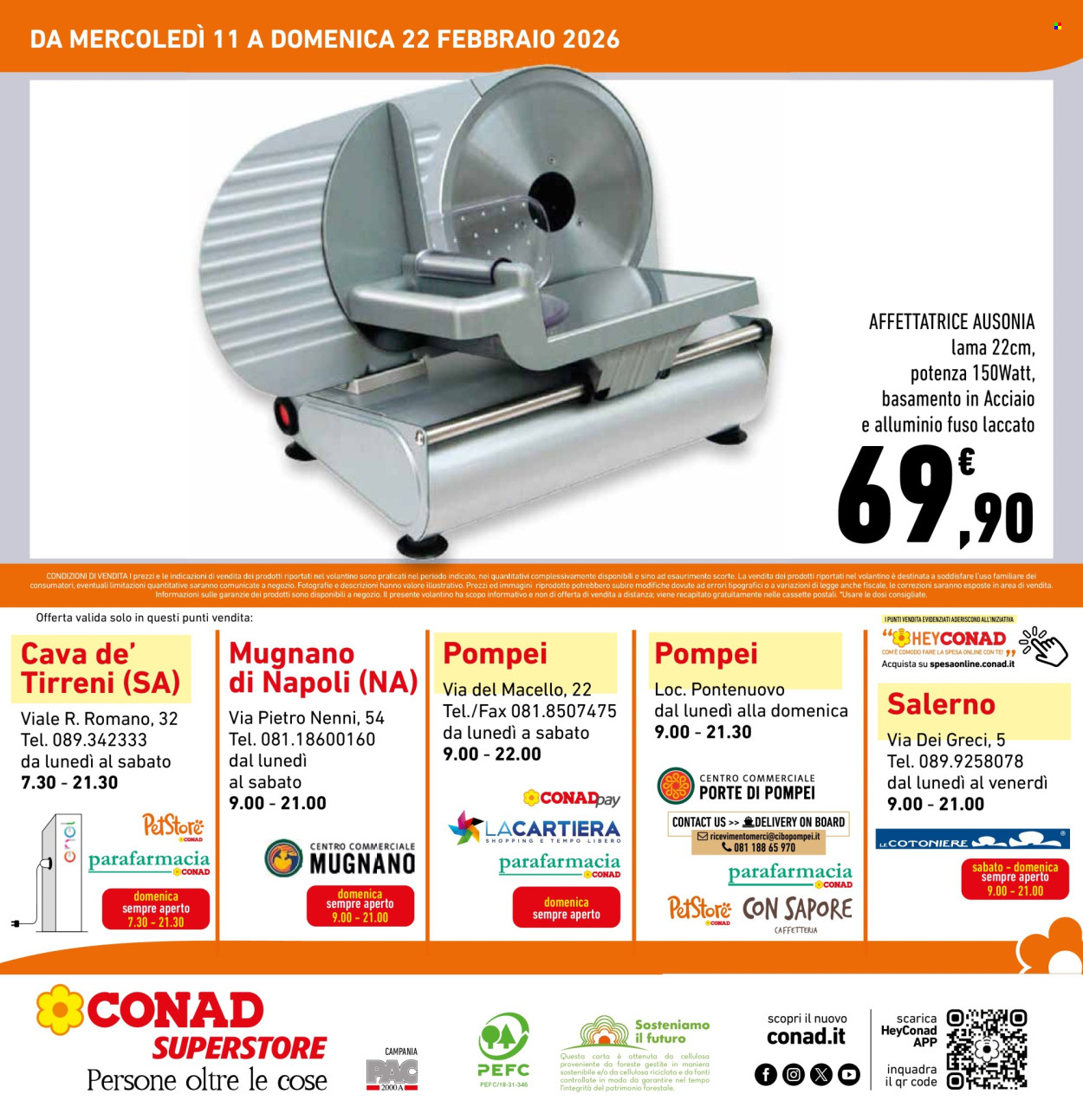 Volantino Conad Superstore - 11/2/2026 - 22/2/2026. Pagina 4