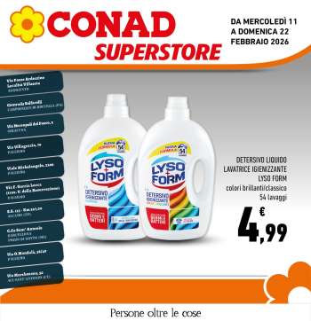 Volantino Conad Superstore - 11/2/2026 - 22/2/2026.