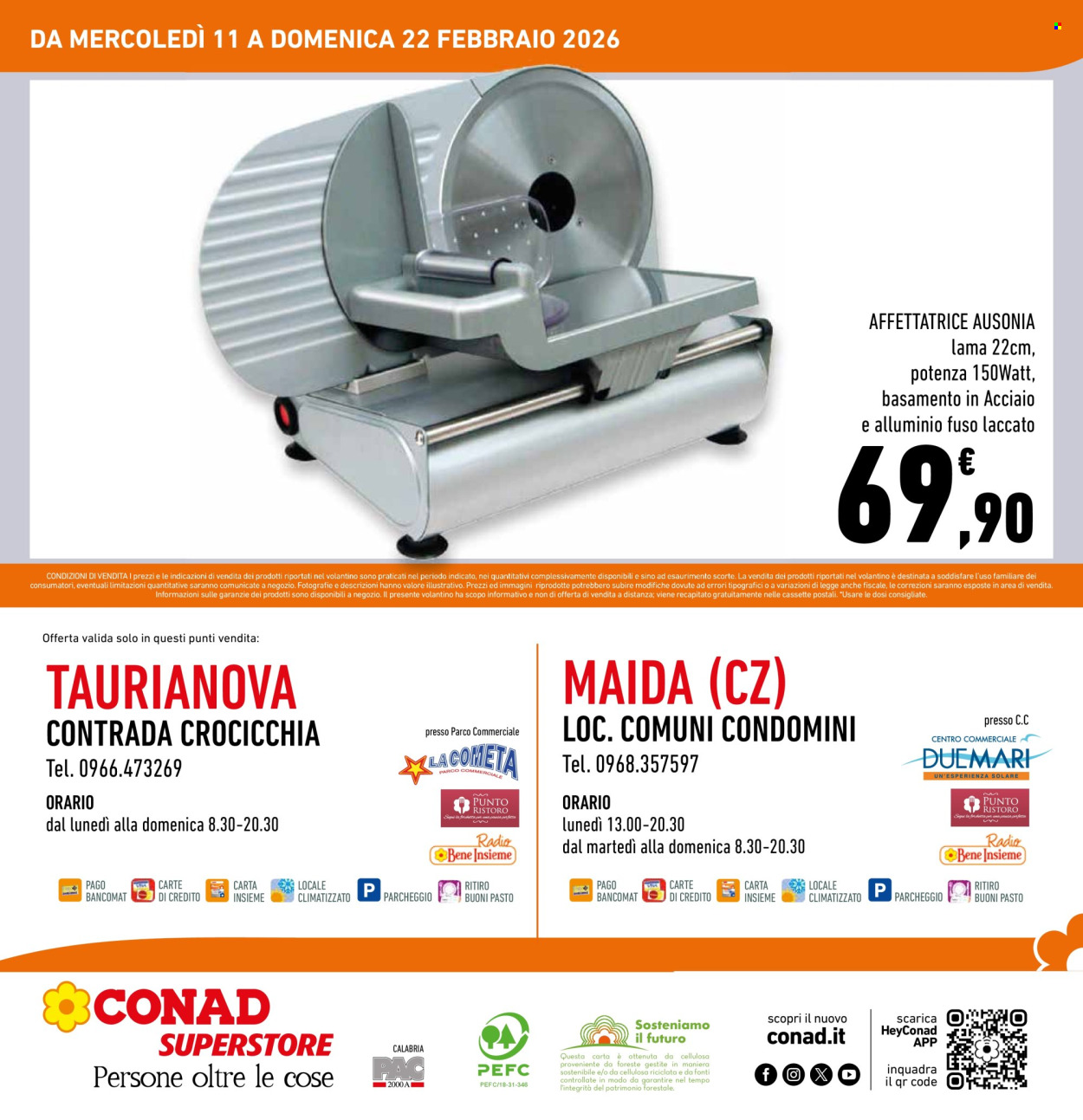Volantino Conad Superstore - 11/2/2026 - 22/2/2026. Pagina 4