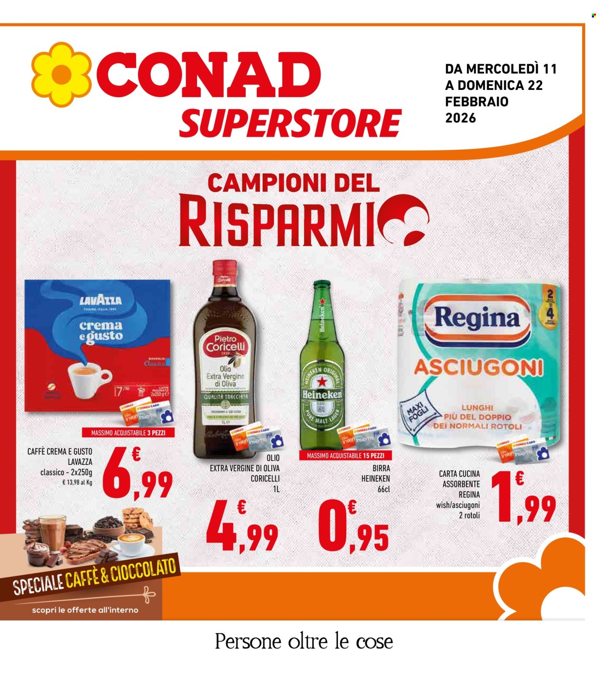 Volantino Conad - 11/2/2026 - 22/2/2026. Pagina 1