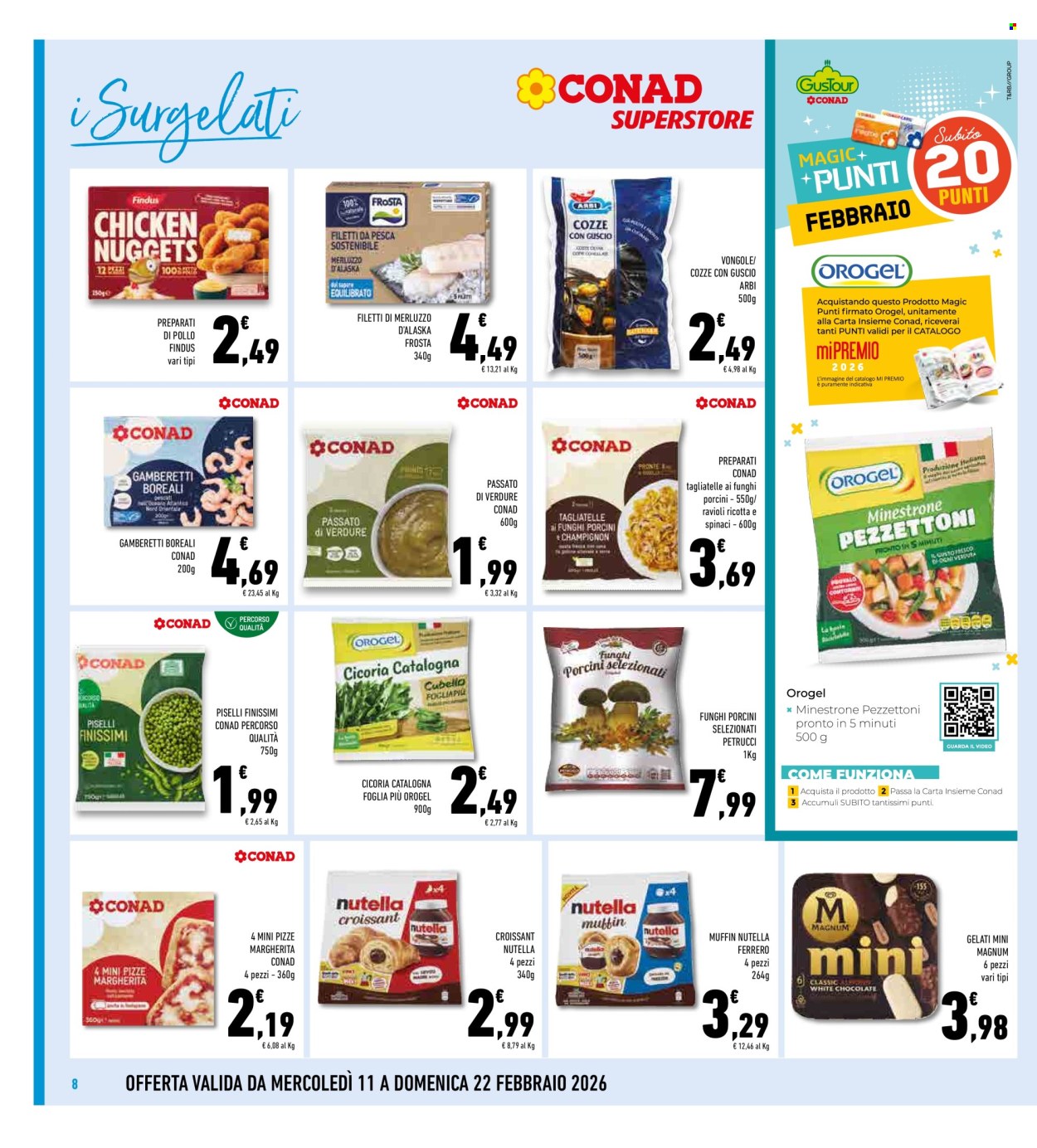 Volantino Conad - 11/2/2026 - 22/2/2026. Pagina 8