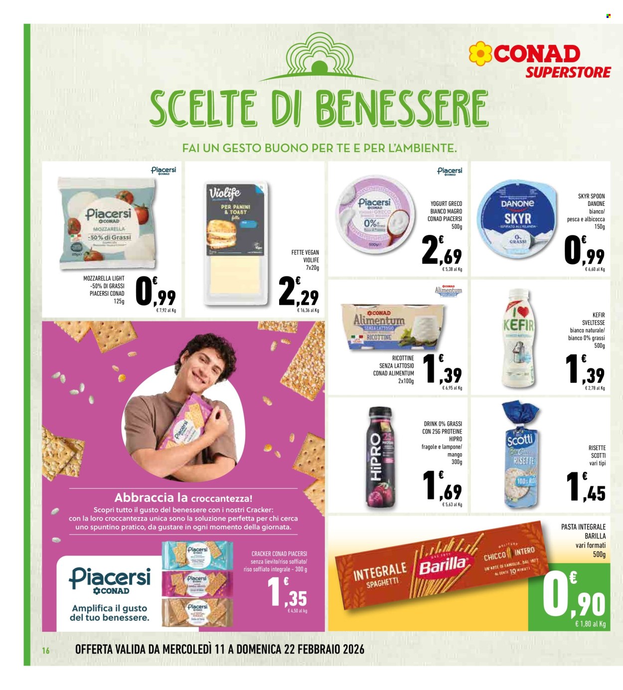 Volantino Conad - 11/2/2026 - 22/2/2026. Pagina 16