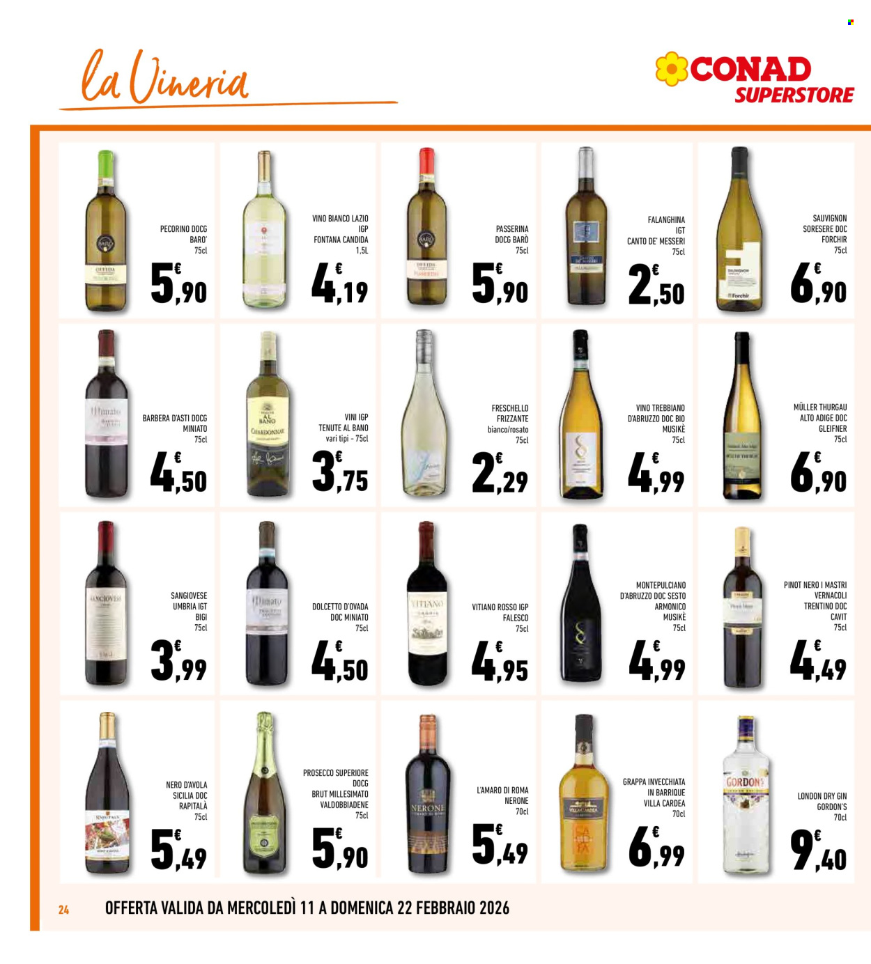 Volantino Conad - 11/2/2026 - 22/2/2026. Pagina 24