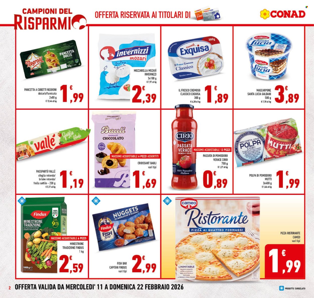 Volantino Conad - 11/2/2026 - 22/2/2026. Pagina 2