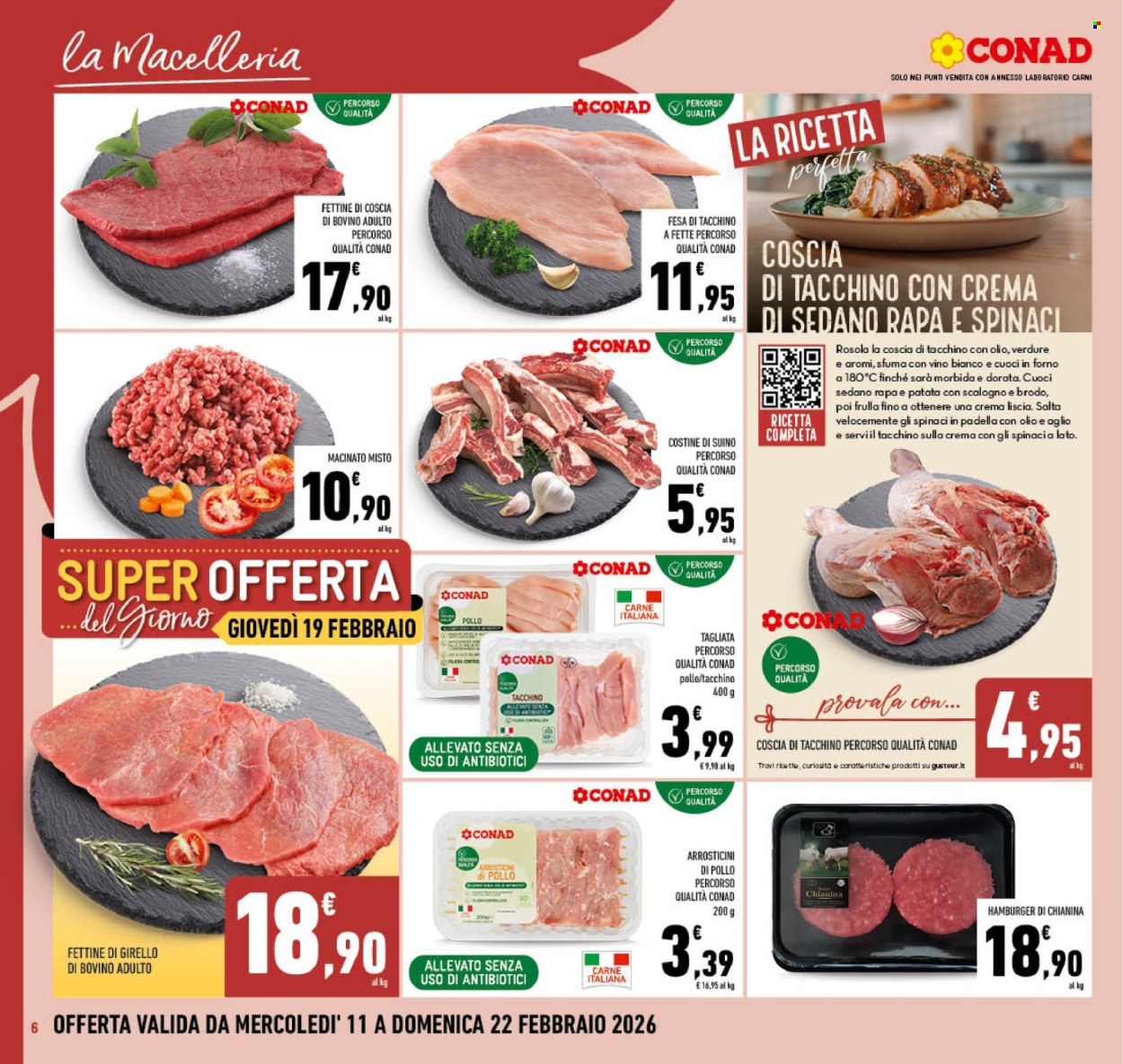 Volantino Conad - 11/2/2026 - 22/2/2026. Pagina 6