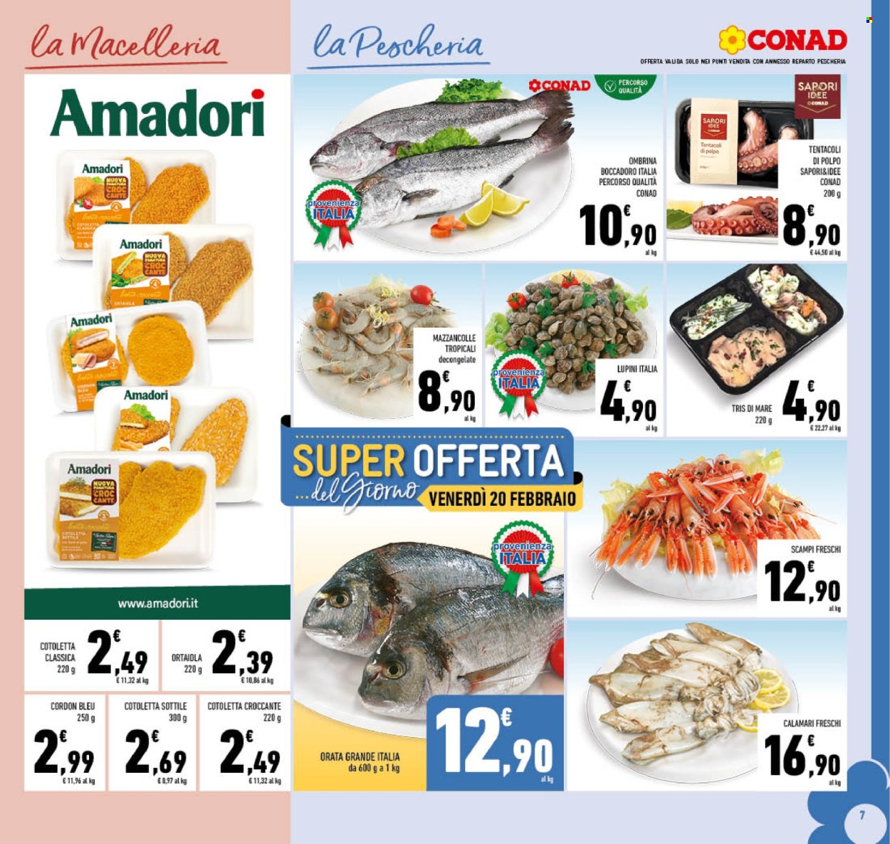 Volantino Conad - 11/2/2026 - 22/2/2026. Pagina 7