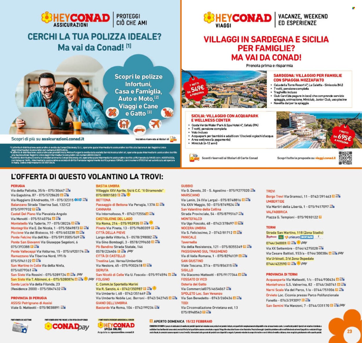 Volantino Conad - 11/2/2026 - 22/2/2026. Pagina 23