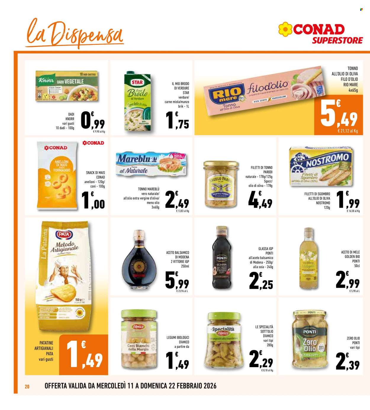 Volantino Conad Superstore - 11/2/2026 - 22/2/2026. Pagina 20