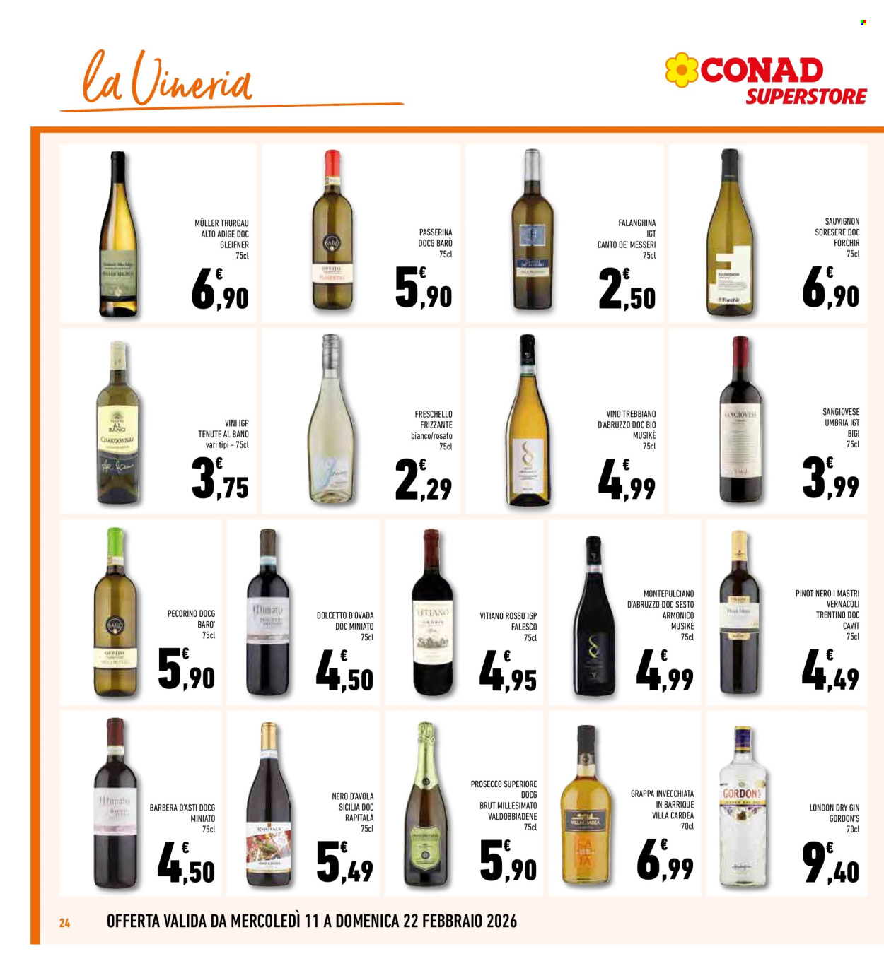 Volantino Conad Superstore - 11/2/2026 - 22/2/2026. Pagina 24
