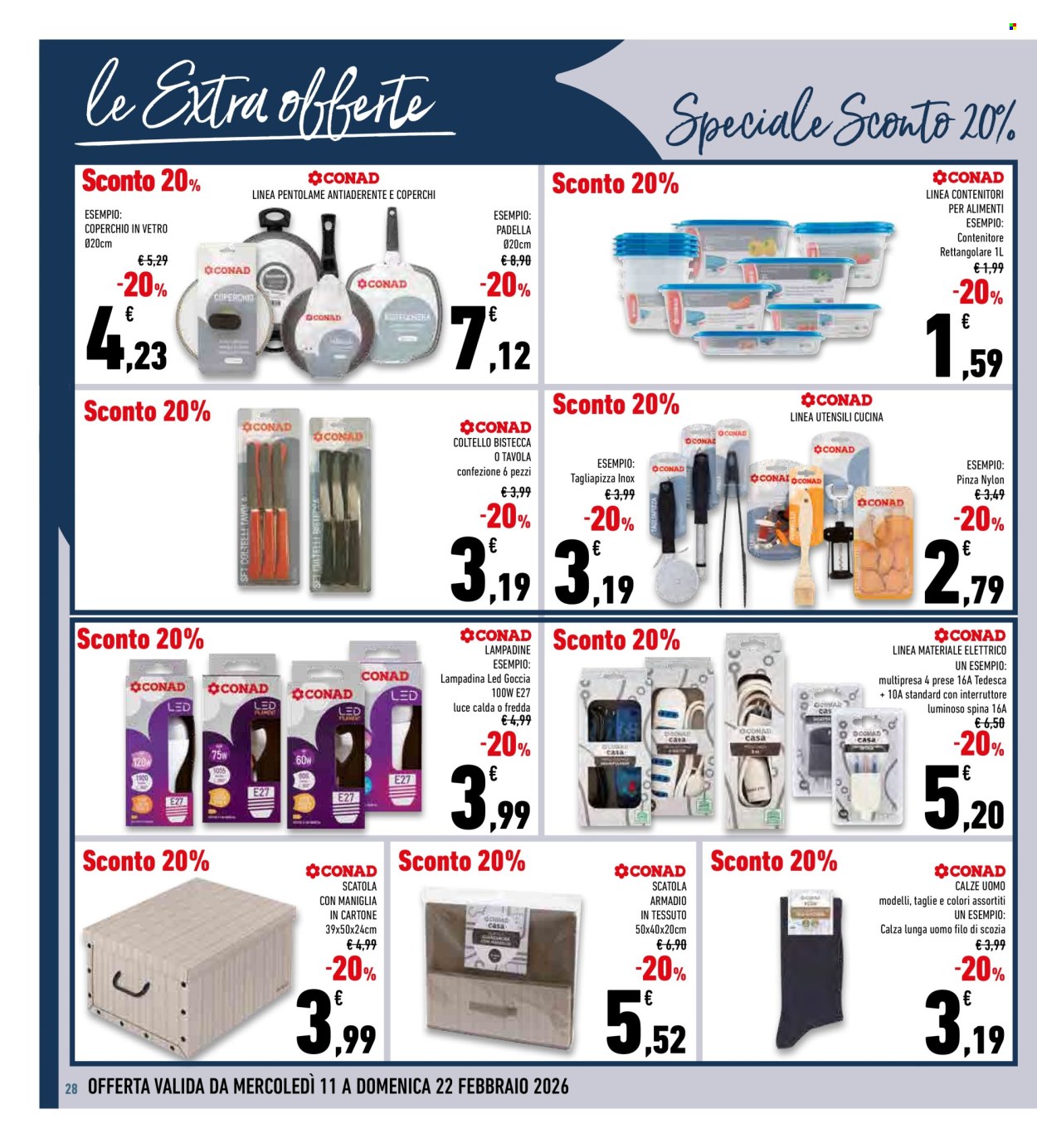 Volantino Conad Superstore - 11/2/2026 - 22/2/2026. Pagina 28