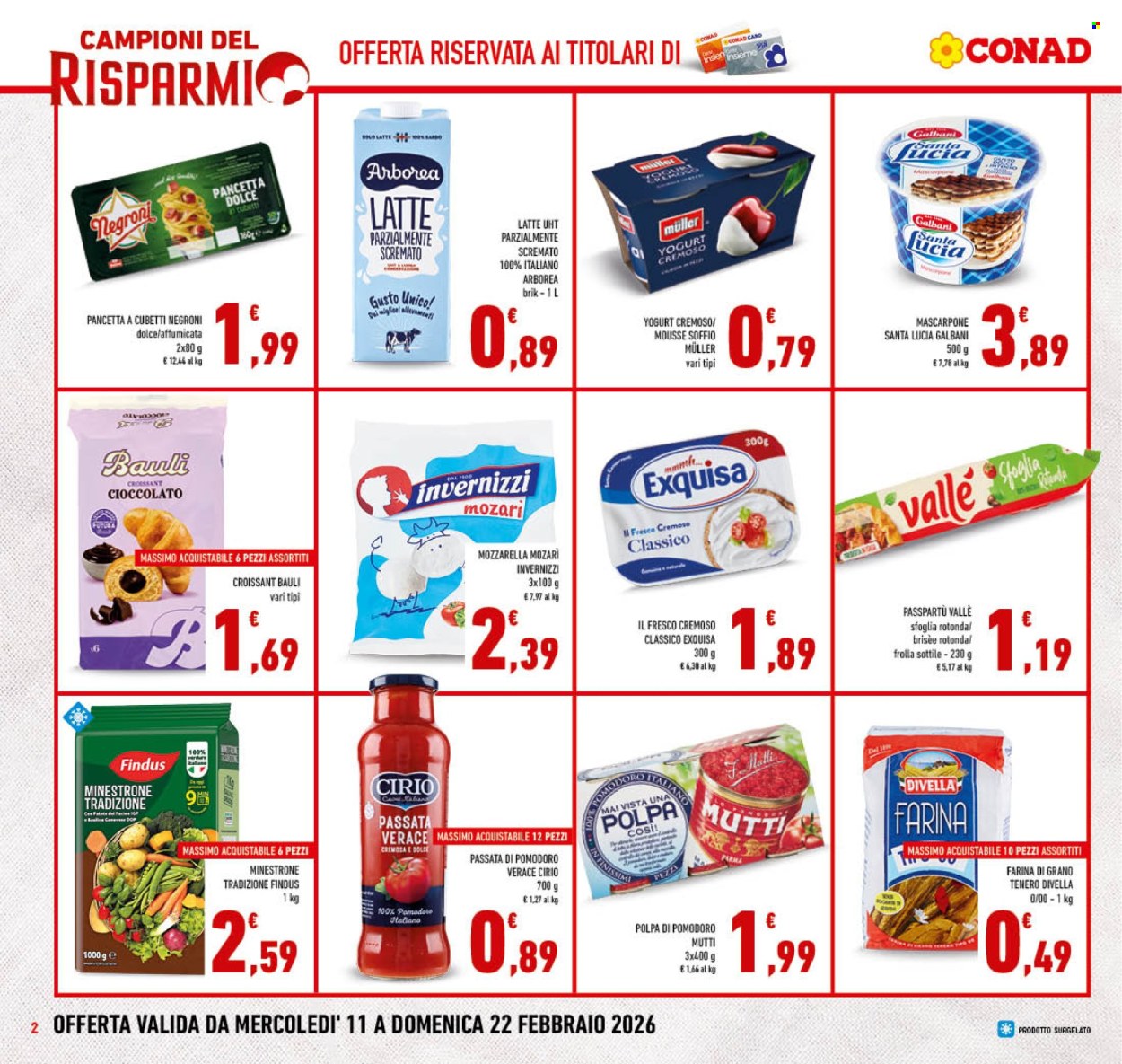 Volantino Conad - 11/2/2026 - 22/2/2026. Pagina 2