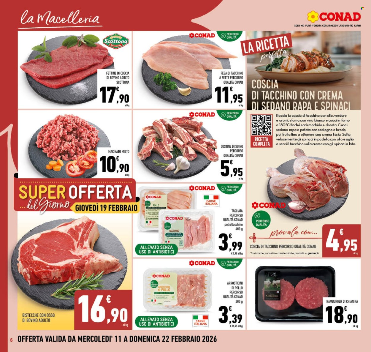 Volantino Conad - 11/2/2026 - 22/2/2026. Pagina 6