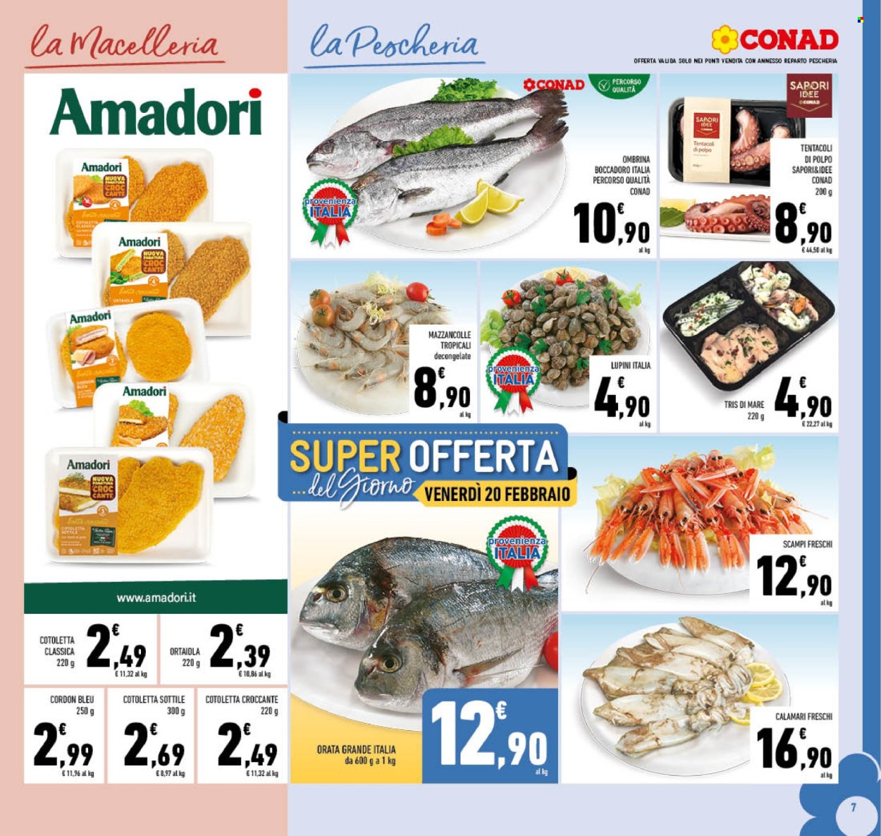 Volantino Conad - 11/2/2026 - 22/2/2026. Pagina 7