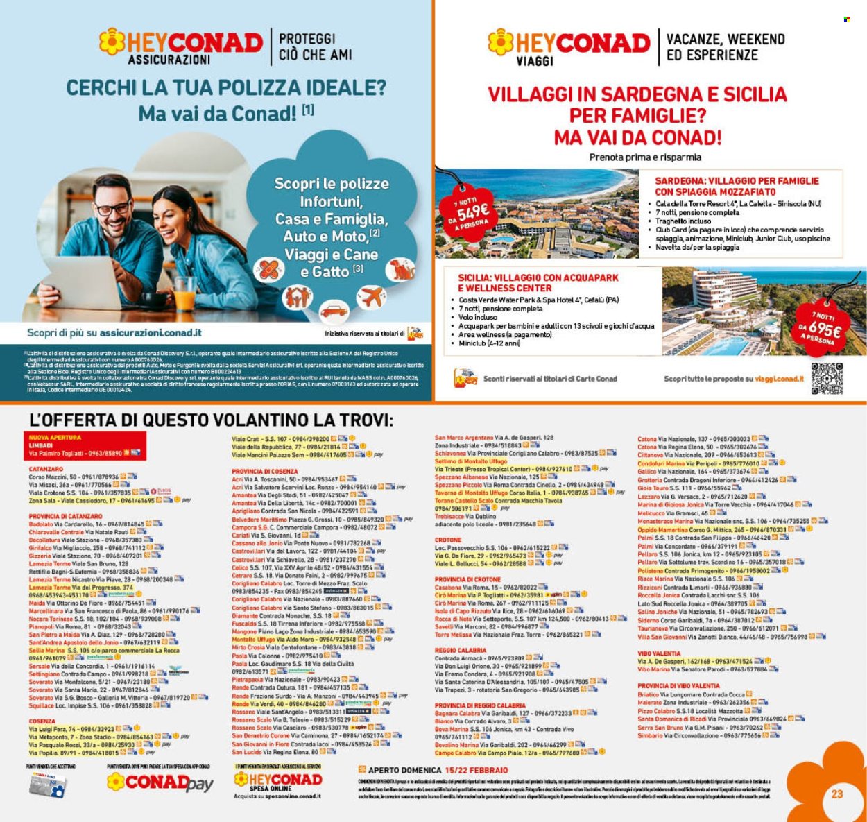 Volantino Conad - 11/2/2026 - 22/2/2026. Pagina 23