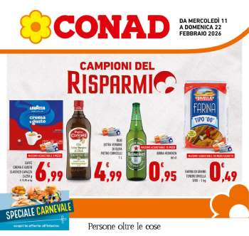 Volantino Conad - 11/2/2026 - 22/2/2026.