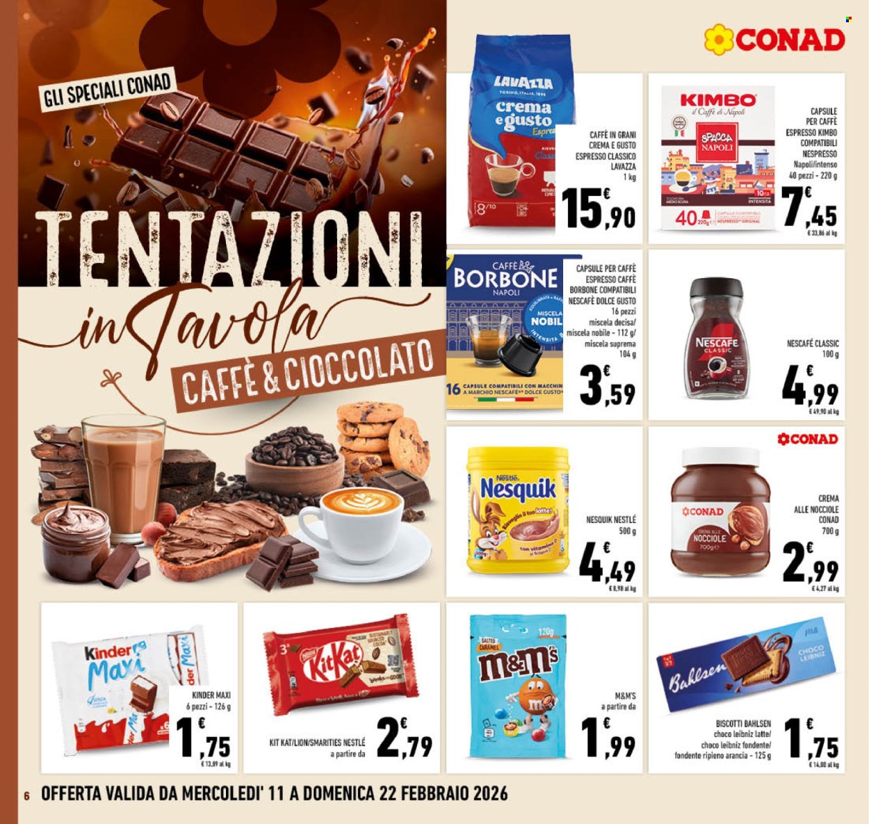 Volantino Conad - 11/2/2026 - 22/2/2026. Pagina 6