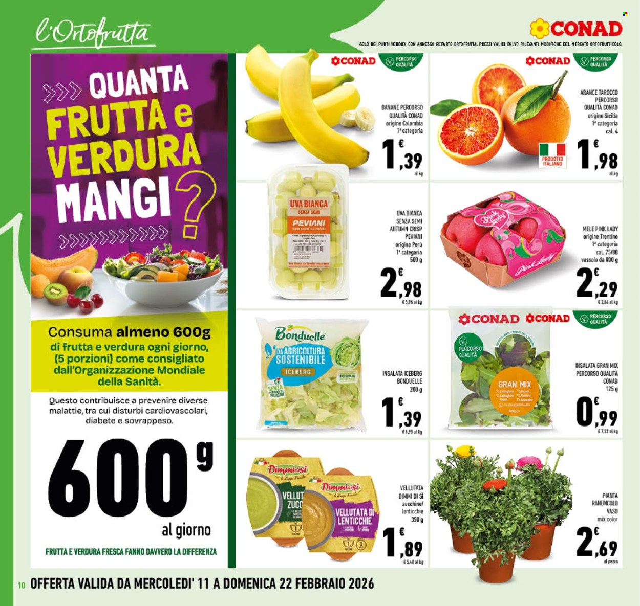 Volantino Conad - 11/2/2026 - 22/2/2026. Pagina 10
