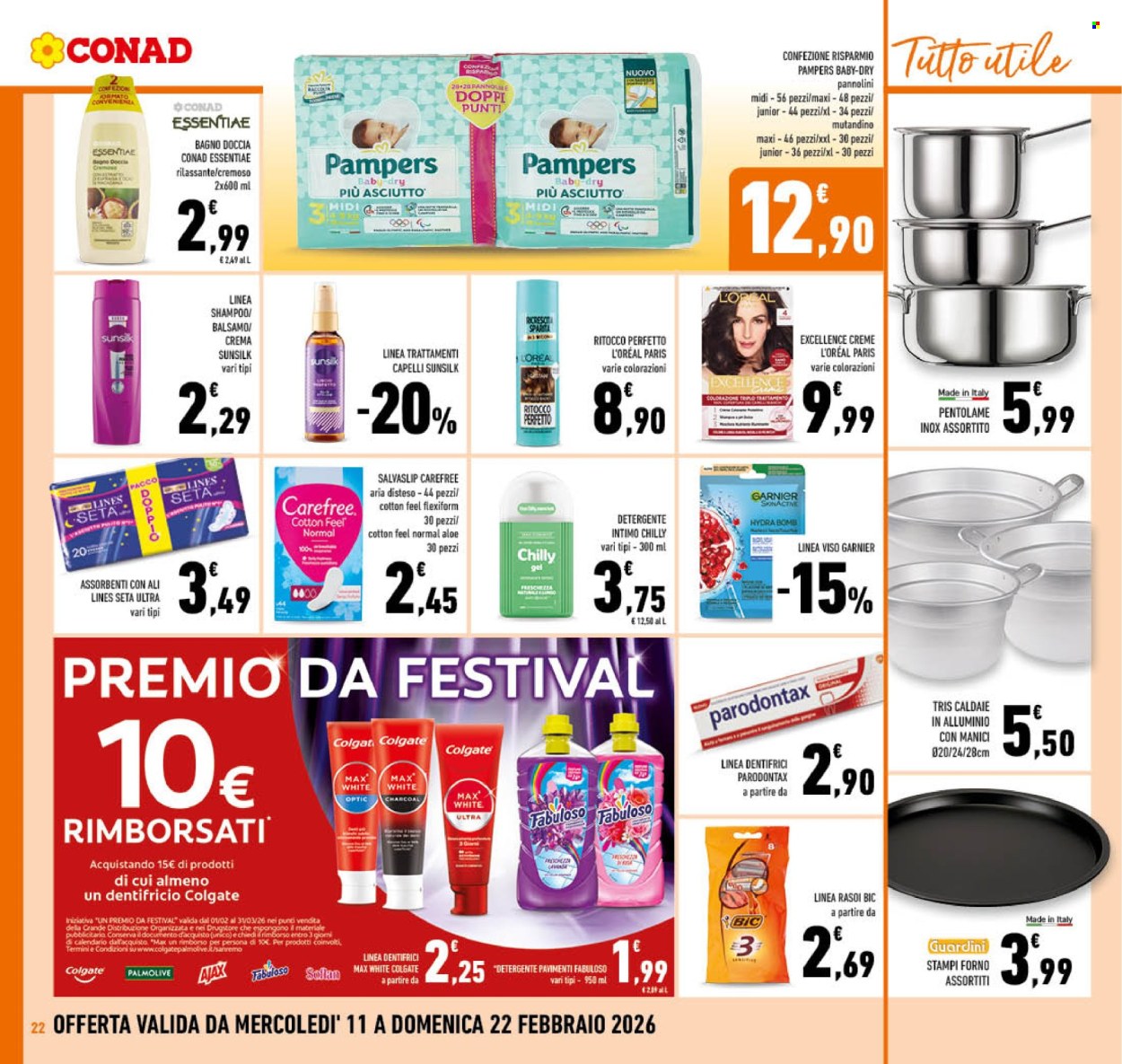 Volantino Conad - 11/2/2026 - 22/2/2026. Pagina 22