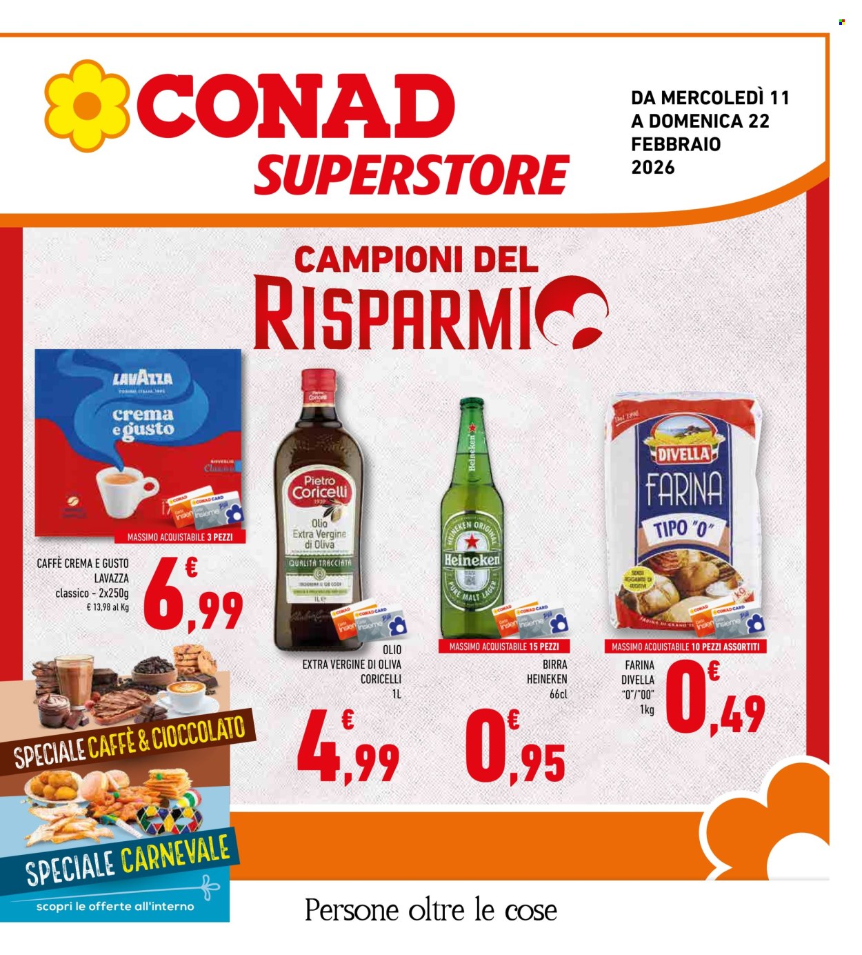 Volantino Conad Superstore - 11/2/2026 - 22/2/2026. Pagina 1