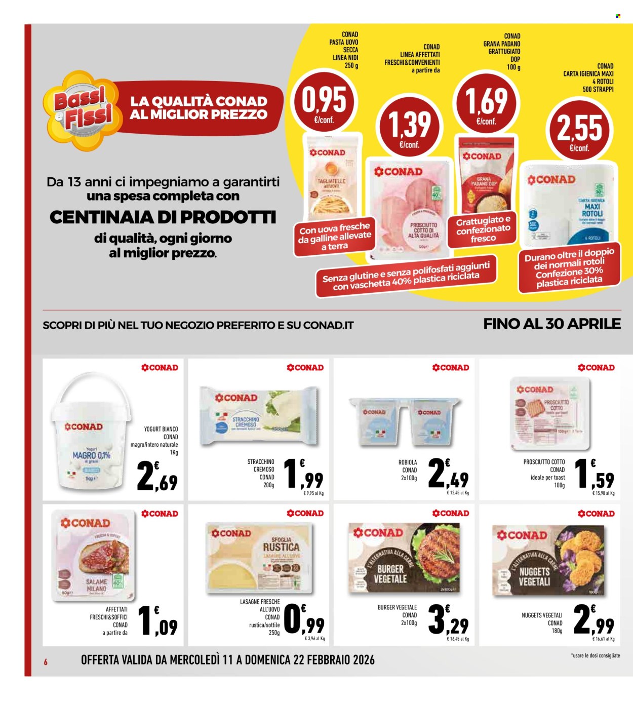 Volantino Conad Superstore - 11/2/2026 - 22/2/2026. Pagina 6