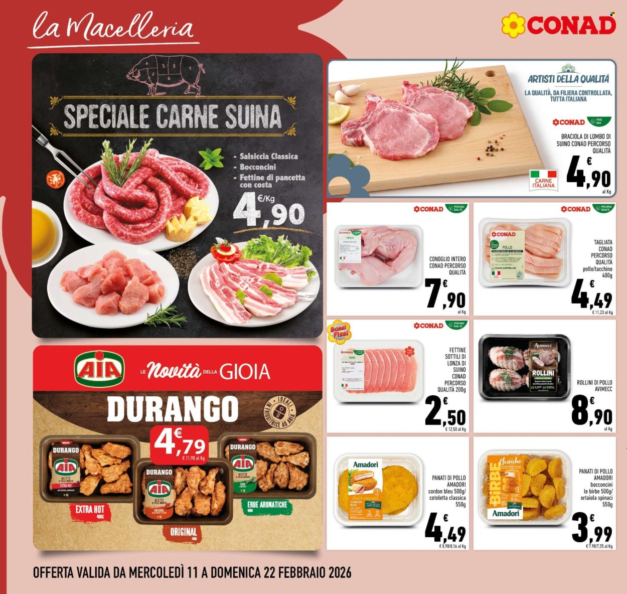 Volantino Conad - 11/2/2026 - 22/2/2026. Pagina 4