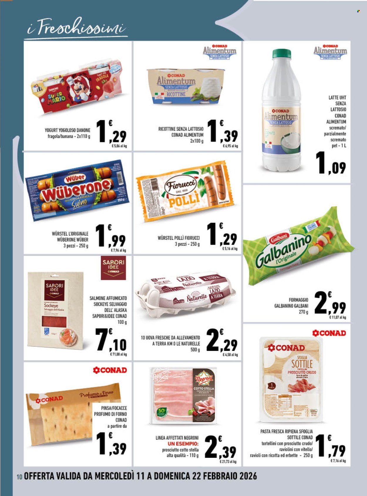 Volantino Conad - 11/2/2026 - 22/2/2026. Pagina 10