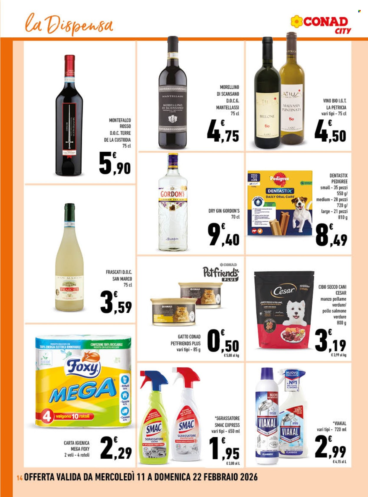 Volantino Conad - 11/2/2026 - 22/2/2026. Pagina 14