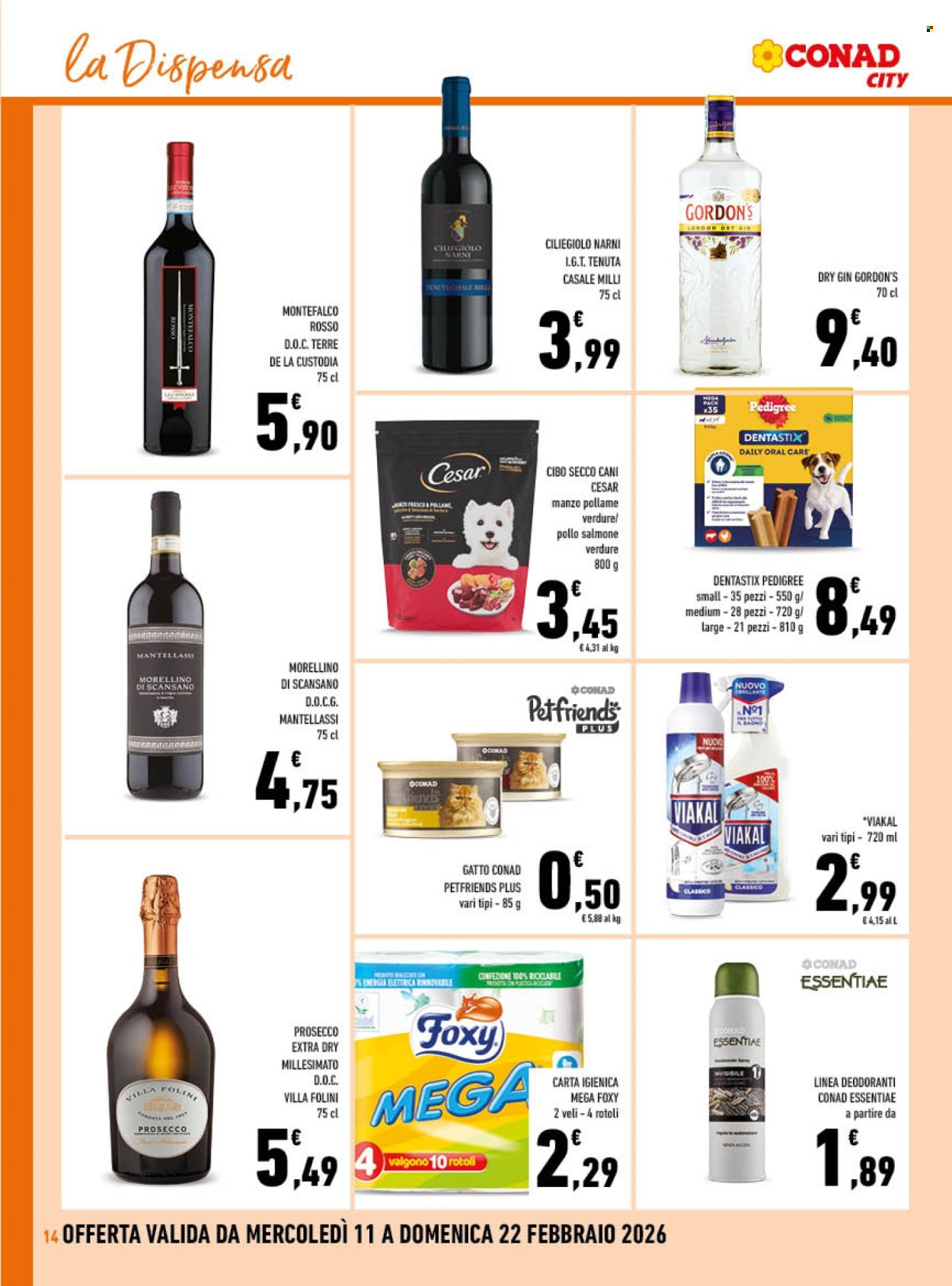 Volantino Conad - 11/2/2026 - 22/2/2026. Pagina 14