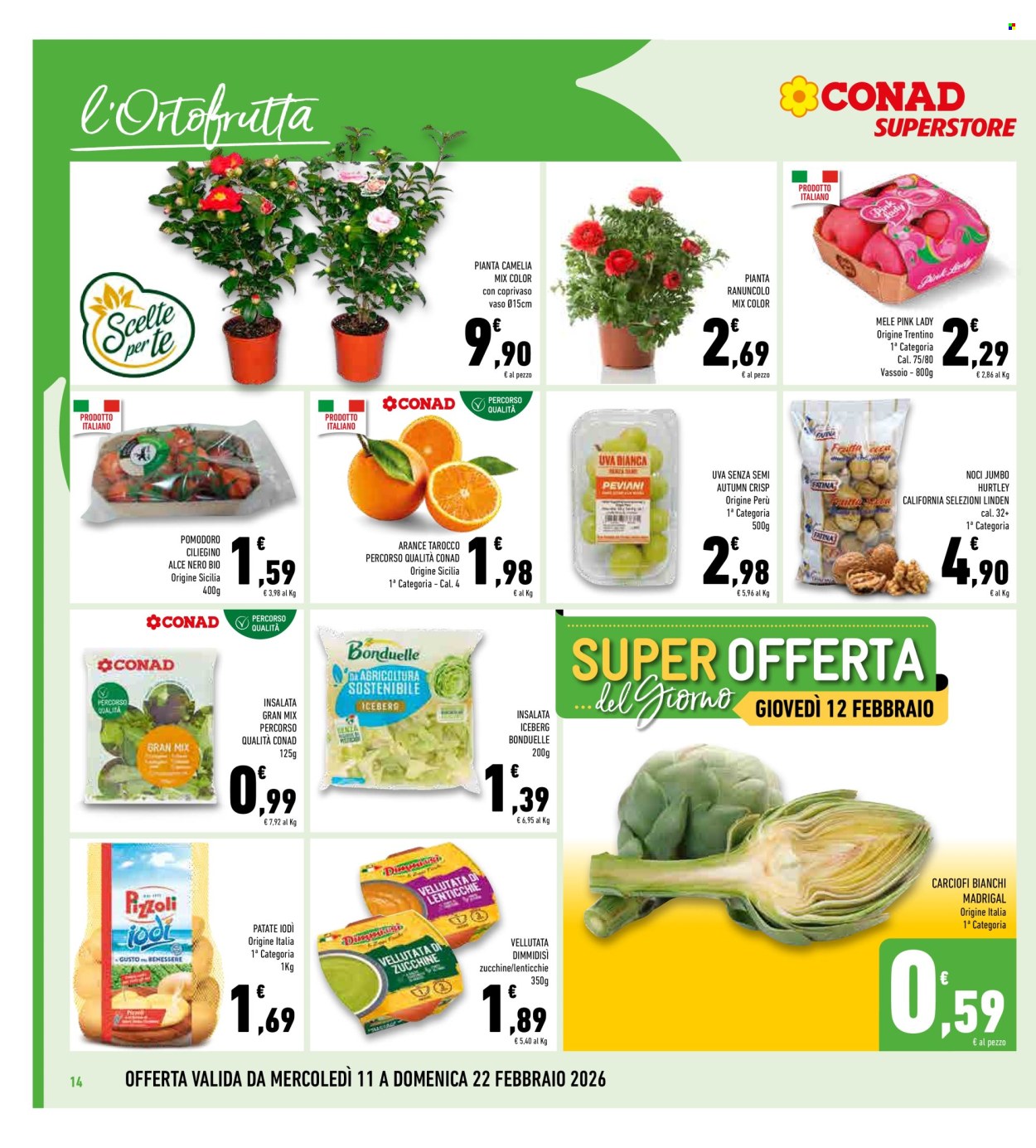 Volantino Conad Superstore - 11/2/2026 - 22/2/2026. Pagina 14