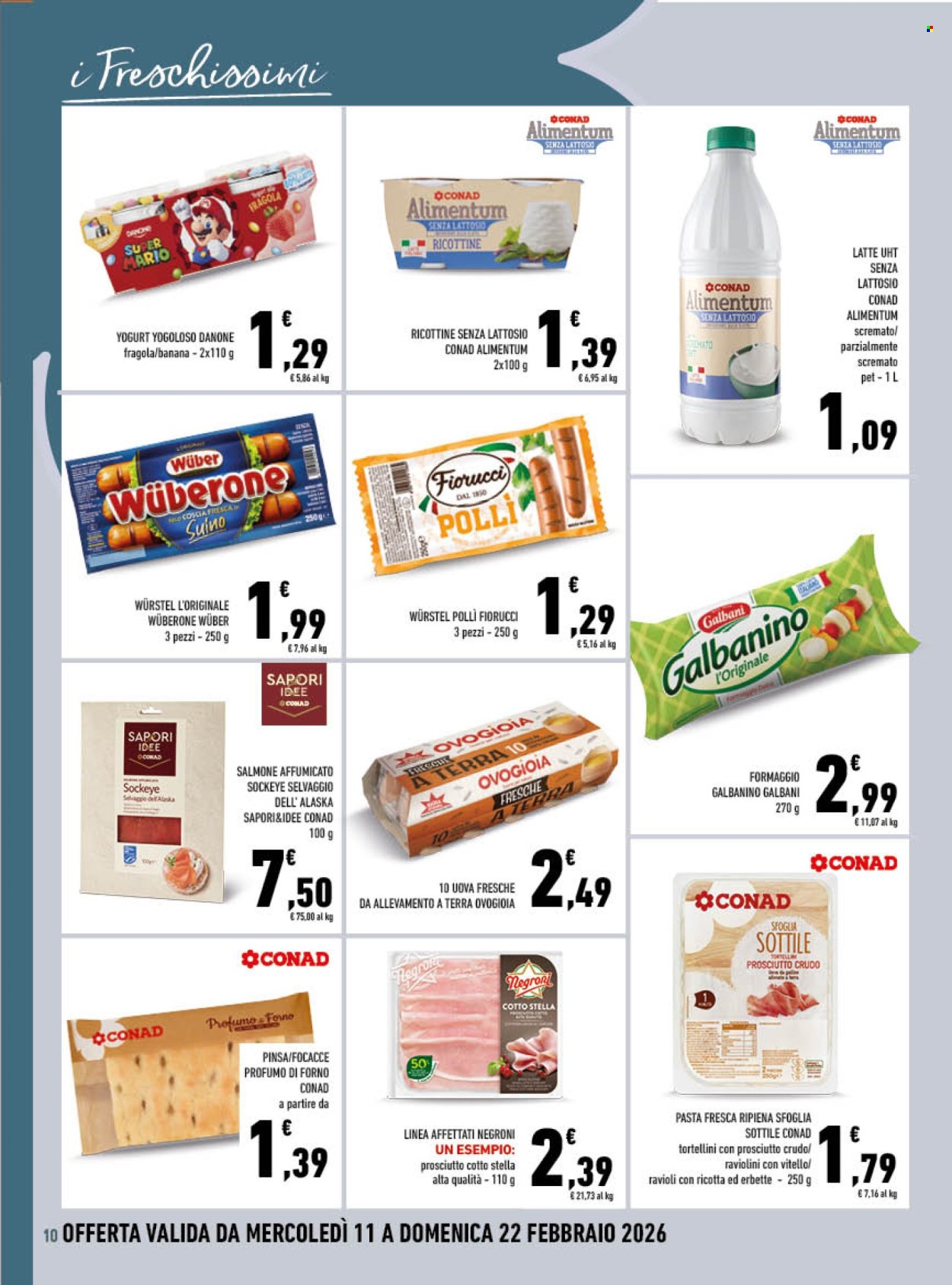 Volantino Conad - 11/2/2026 - 22/2/2026. Pagina 10