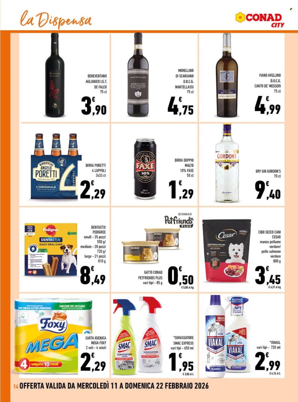 Volantino Conad - 11/2/2026 - 22/2/2026. Pagina 14