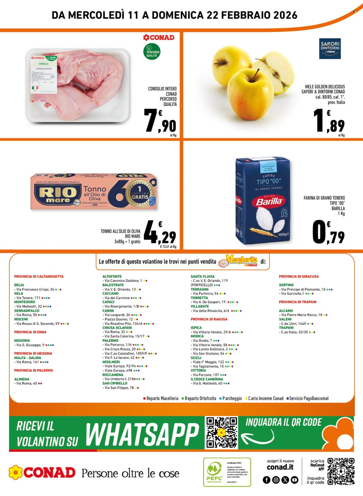 Volantino Margherita Conad - 11/2/2026 - 22/2/2026. Pagina 16