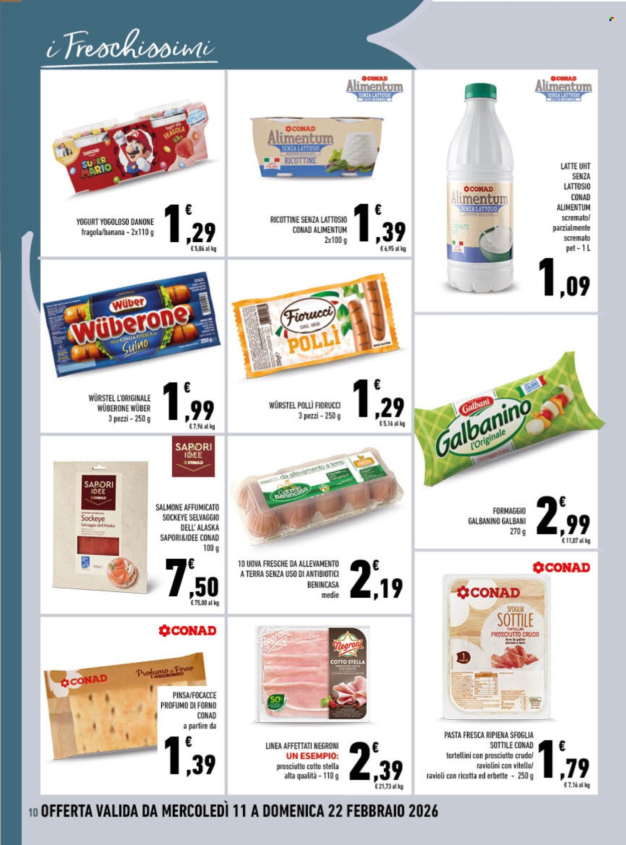 Volantino Conad City - 11/2/2026 - 22/2/2026. Pagina 10