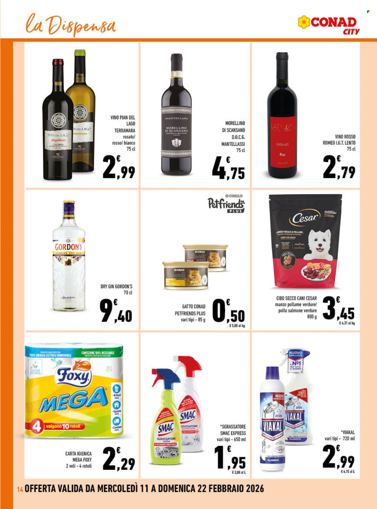 Volantino Conad City - 11/2/2026 - 22/2/2026. Pagina 14