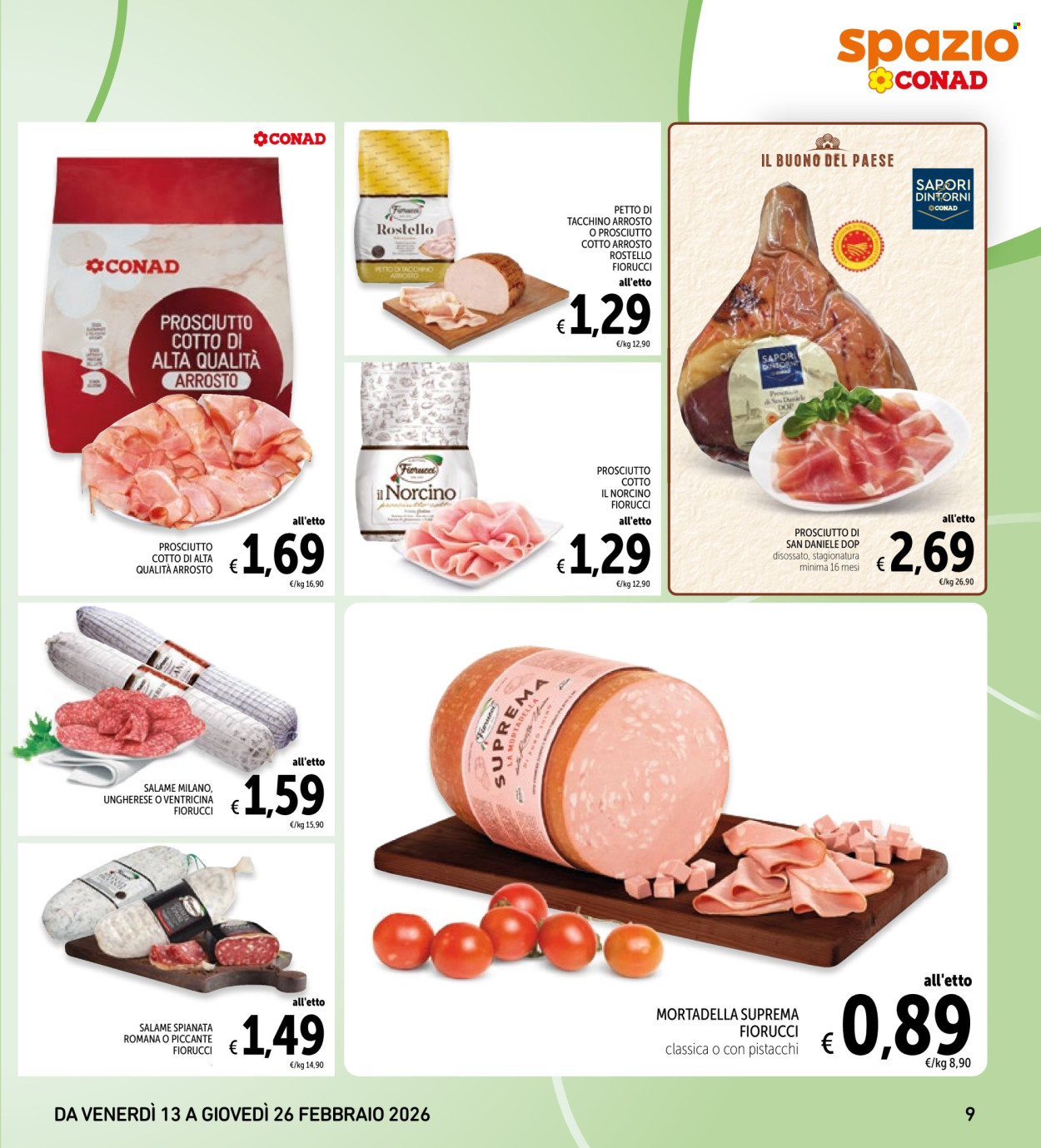 Volantino Spazio Conad - 13/2/2026 - 26/2/2026. Pagina 9