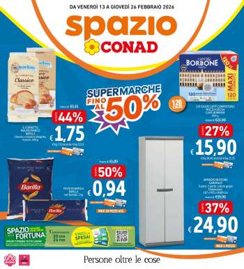 Volantino Spazio Conad - 13/2/2026 - 26/2/2026.