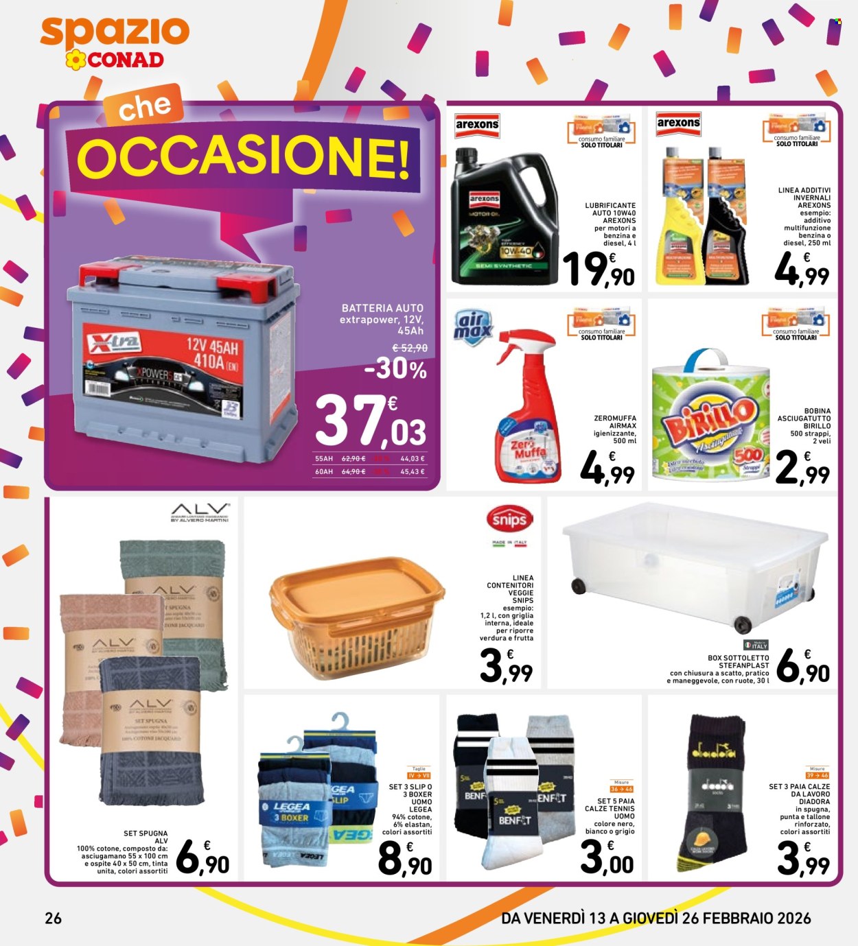 Volantino Spazio Conad - 13/2/2026 - 26/2/2026. Pagina 26