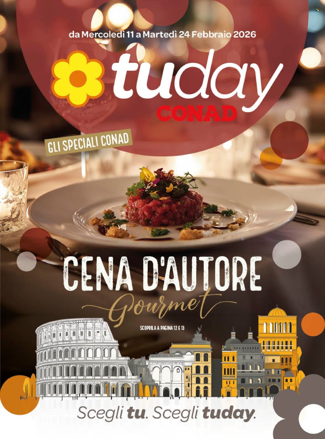 Volantino TuDay Conad - 11/2/2026 - 24/2/2026. Pagina 1