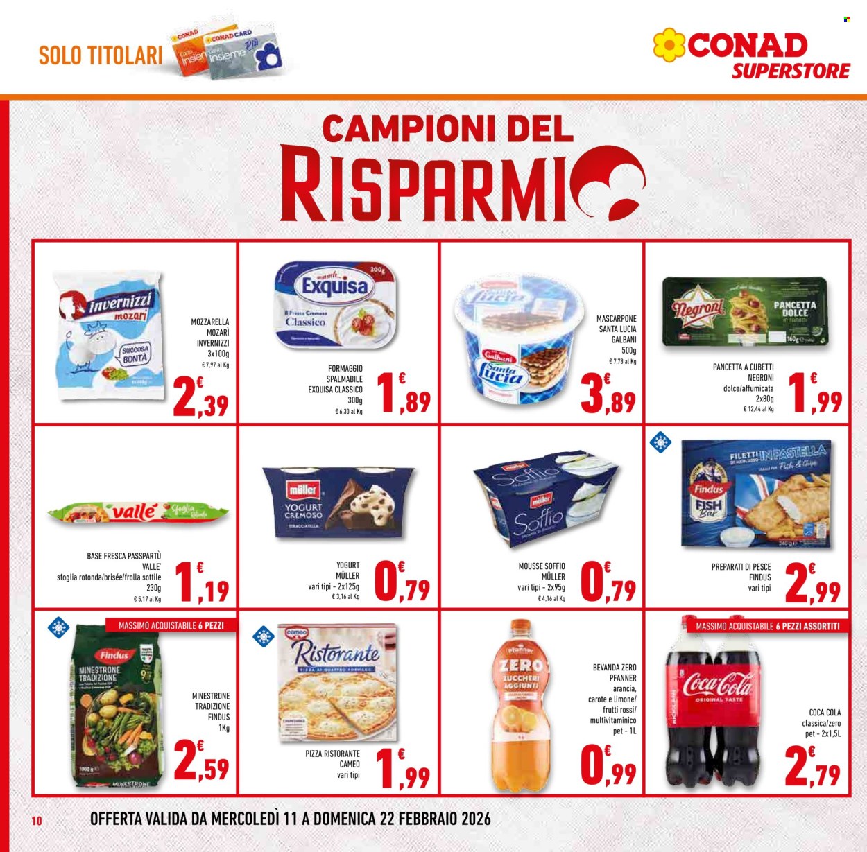 Volantino Conad Superstore - 11/2/2026 - 24/2/2026. Pagina 10