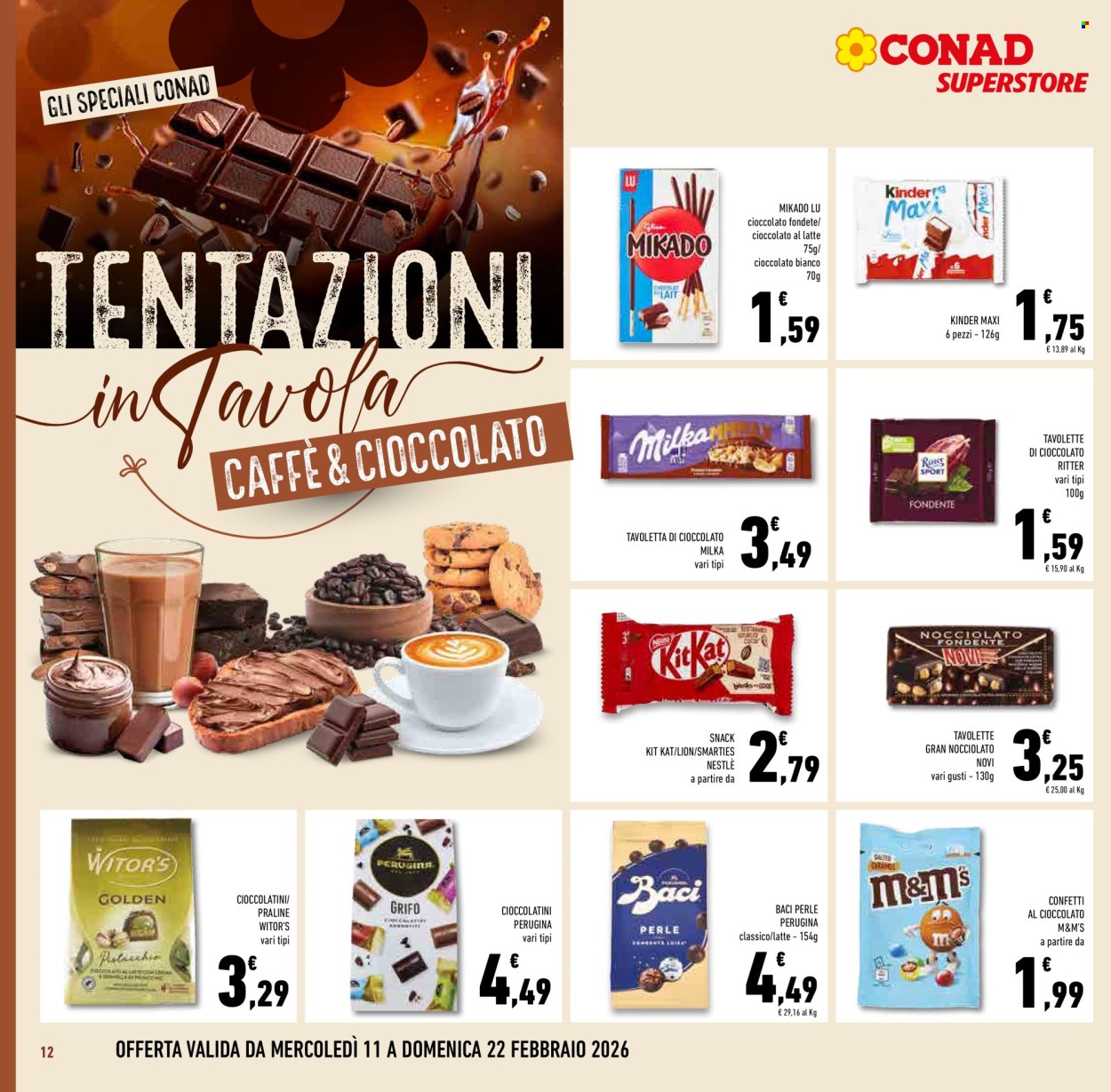 Volantino Conad Superstore - 11/2/2026 - 24/2/2026. Pagina 12