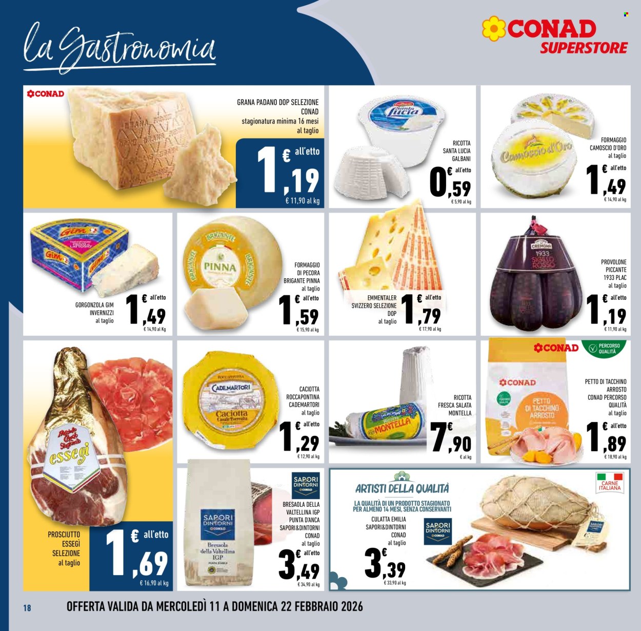 Volantino Conad Superstore - 11/2/2026 - 24/2/2026. Pagina 18
