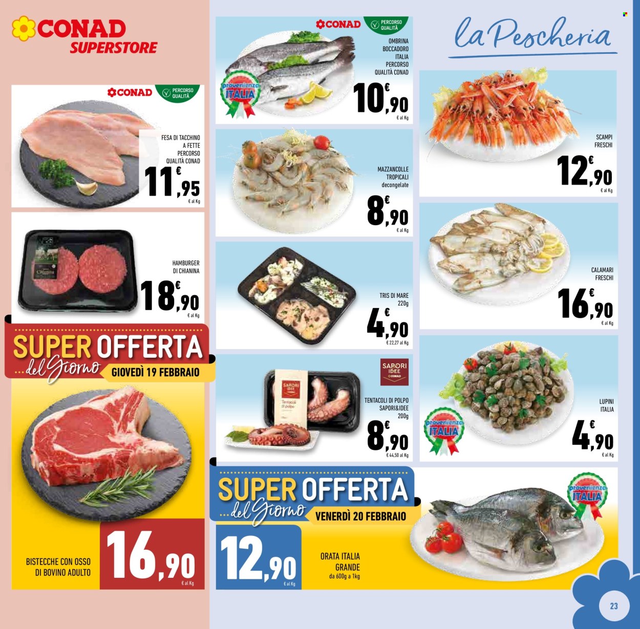 Volantino Conad Superstore - 11/2/2026 - 24/2/2026. Pagina 23